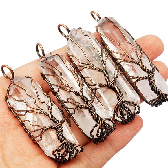 Jewelry - 🌱TREE OF LIFE HANDMADE CRYSTAL PENDANT NECKLACE